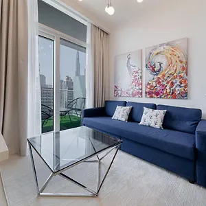 Alluring 1 Bd In Business Bay With Burj Khalifa View Дубай